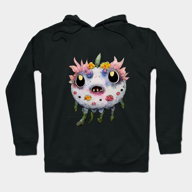 Cute flower monstr Hoodie by Fluffypunk